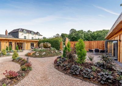 Exterior of the Luxury Lodges at the Secret Garden